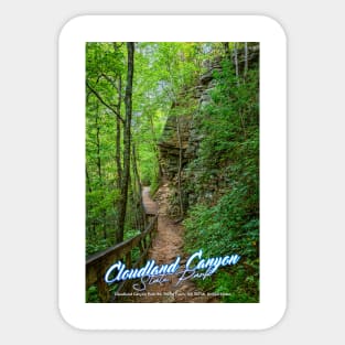 Cloudland Canyon State Park Sticker